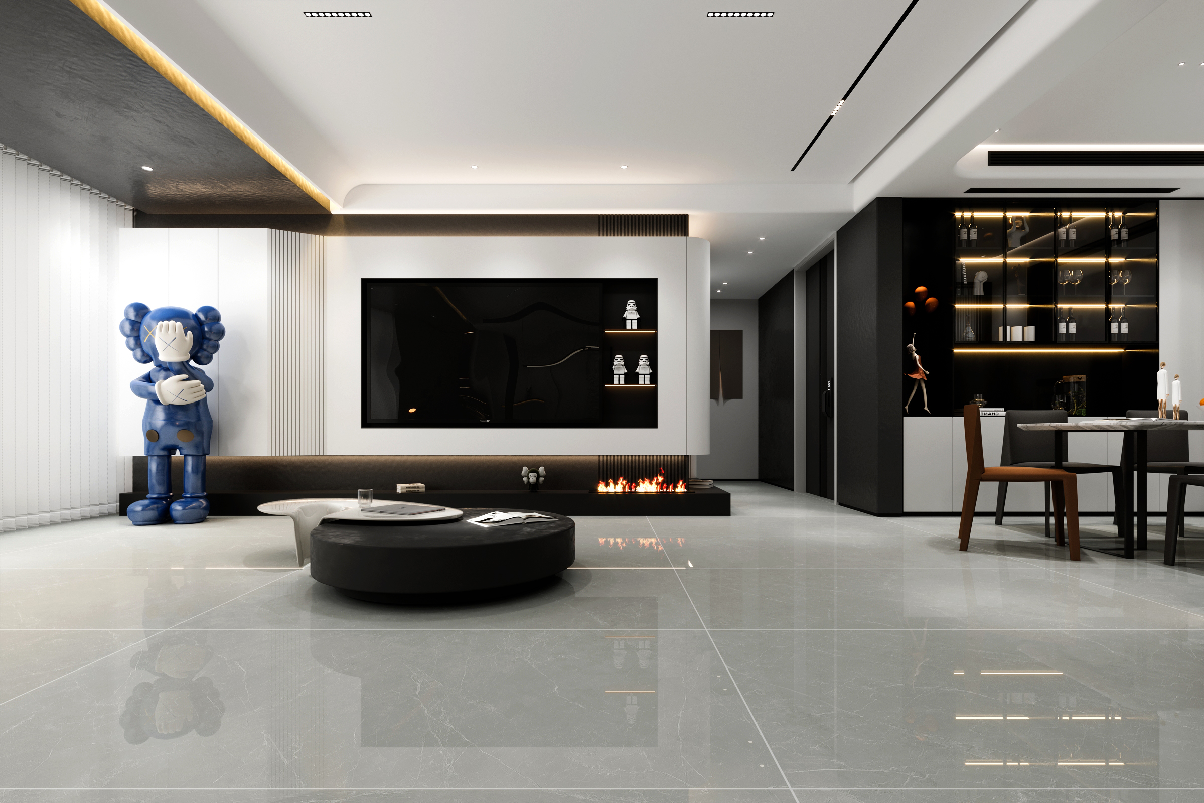 艾格灰 DLL918122T效果图