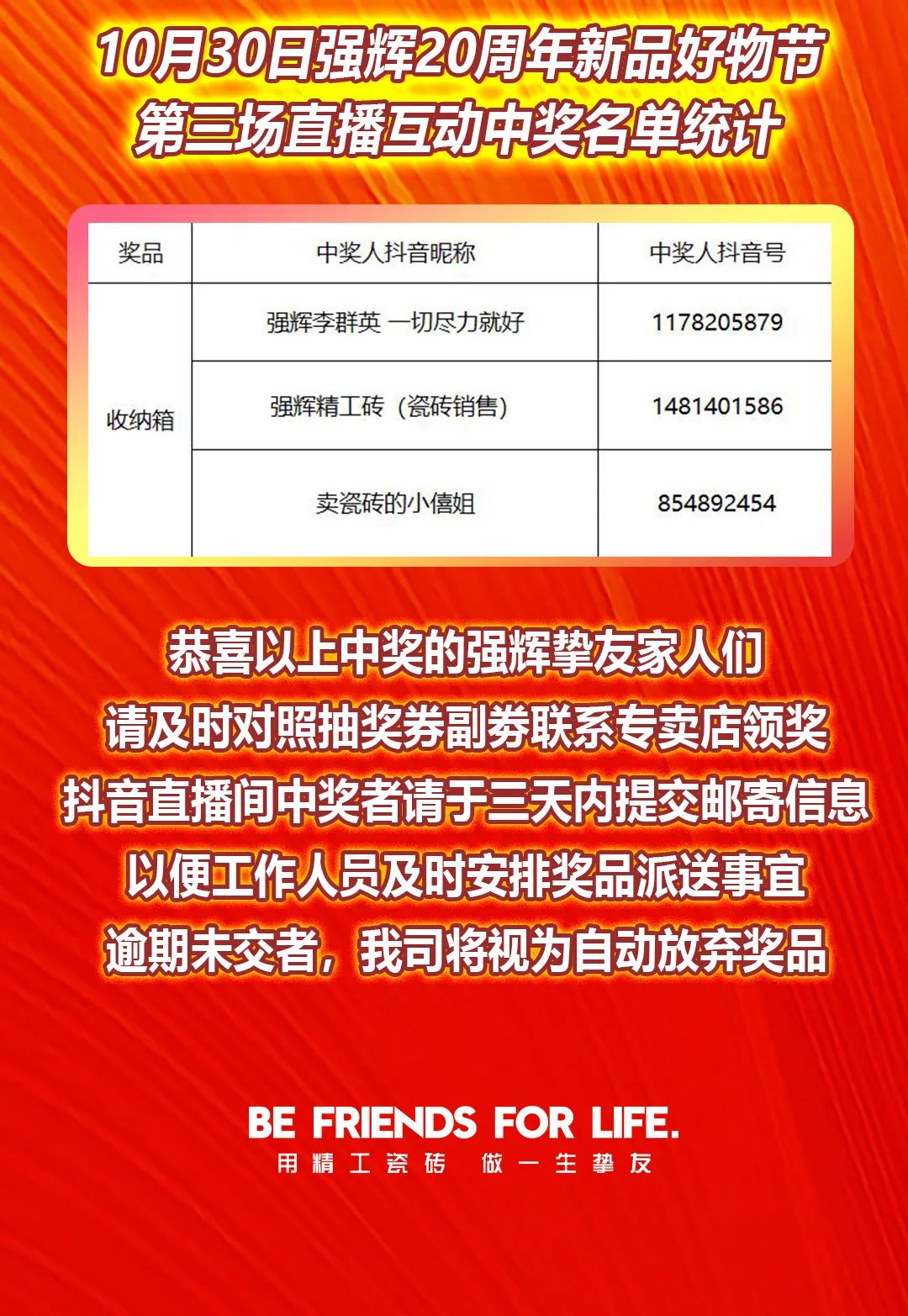 花季传媒视频播放软件20周年新品好物节收官直播获奖名单公布！(图4)